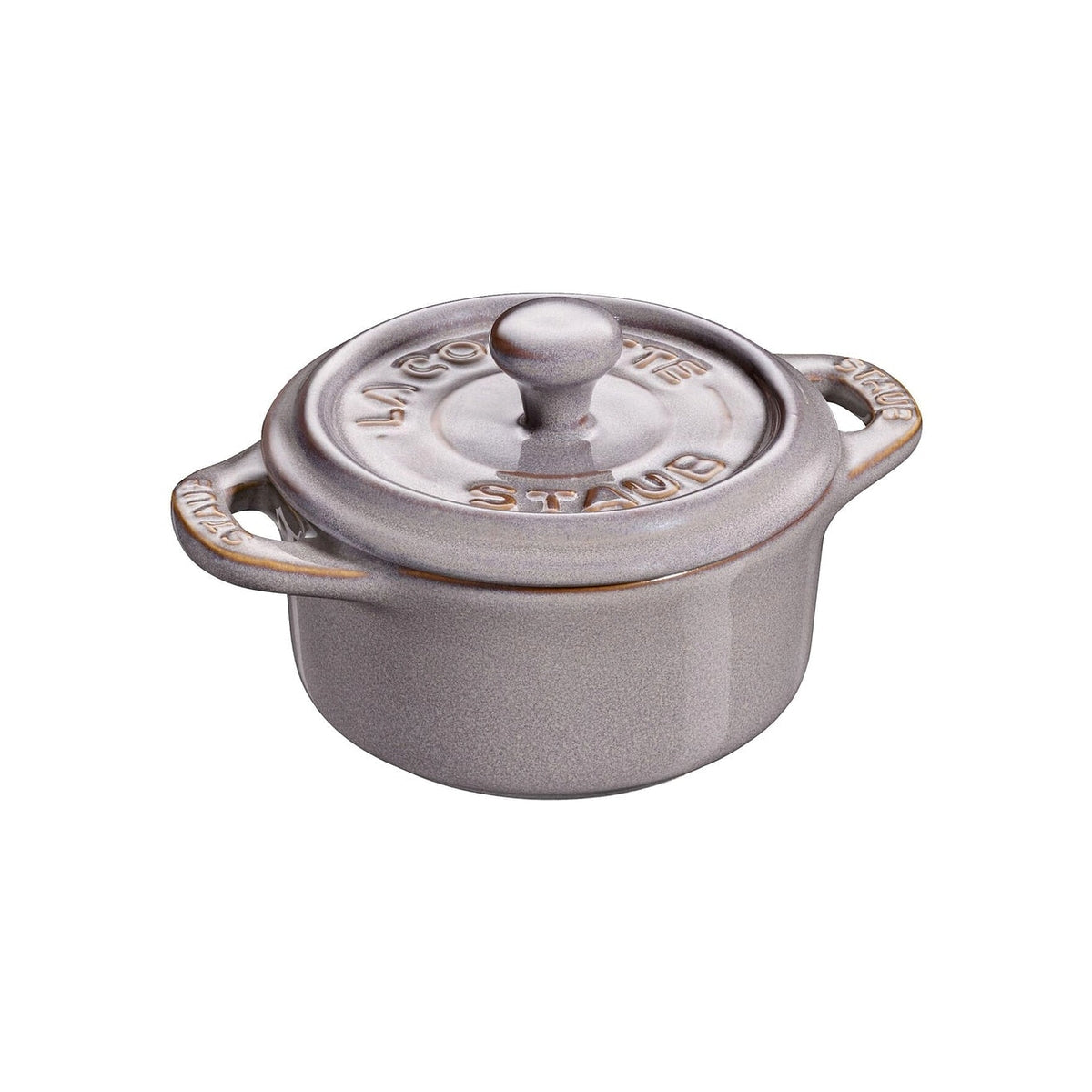 Staub Cocotte Mini keramická zapékací forma 10 cm/0,2 l, antická šedá, 40511-998
