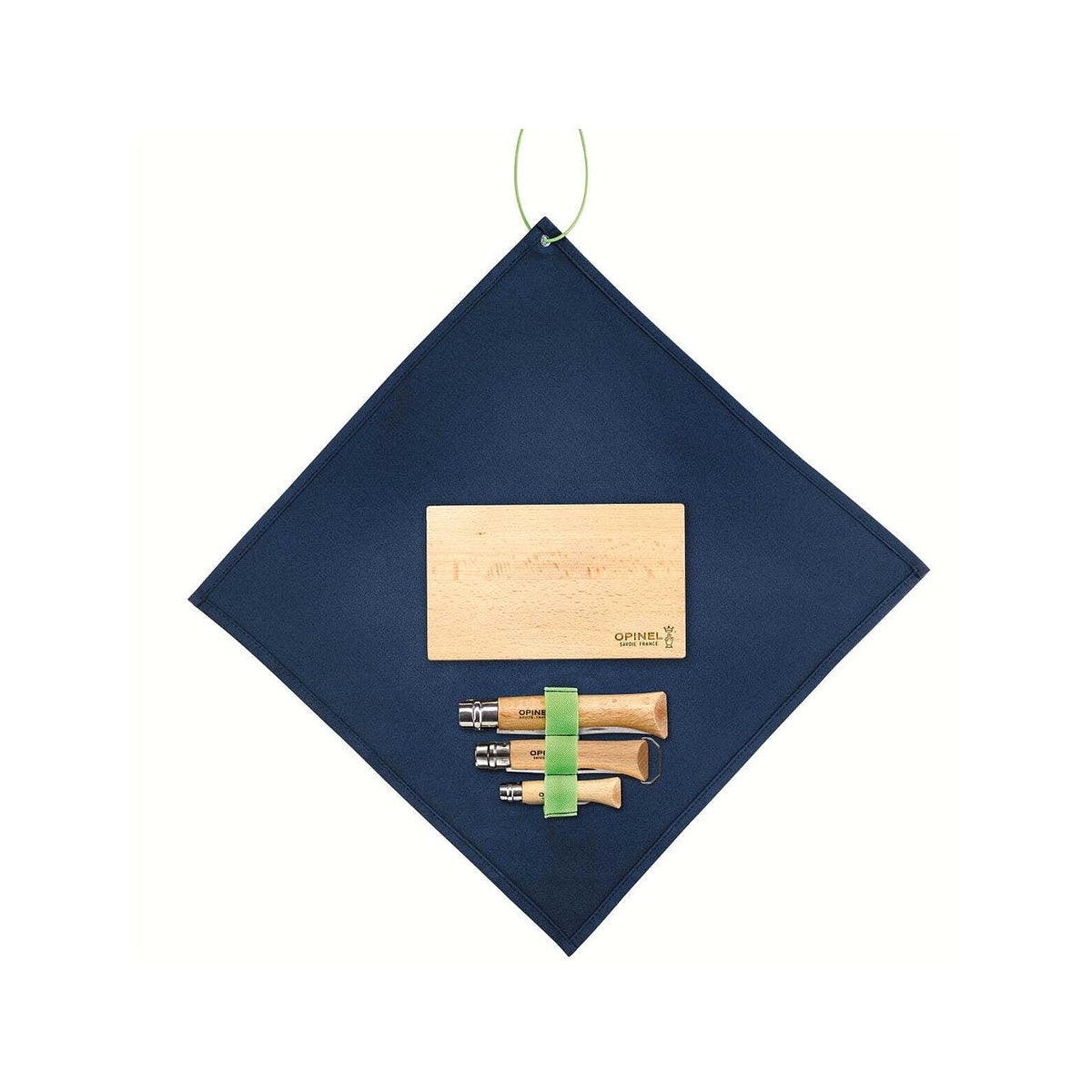 Opinel Nomad cestovní sada nožů s integrovanou vývrtkou a otvírákem lahví, 5 ks, 002614