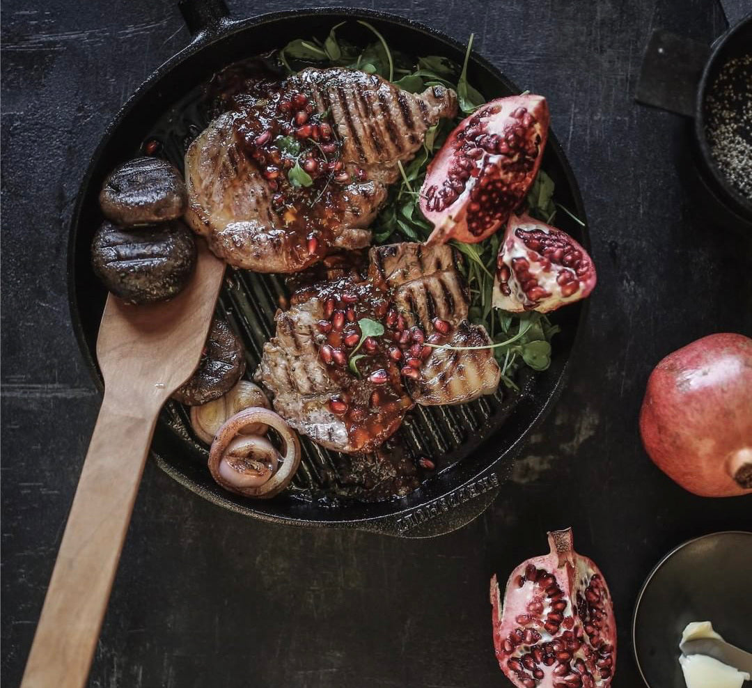 Skeppshult Profesionálna liatinová grilovacia panvica 28 cm, 0028