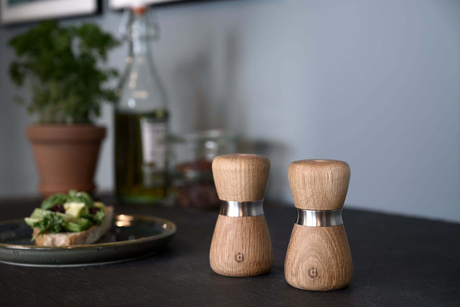 CrushGrind Kyoto wooden spice grinder 10 cm, 070360-2002