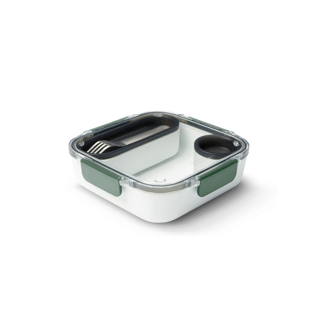 Black+Blum Original svačinový box s vidličkou 1 l, olive, BAO-BA010