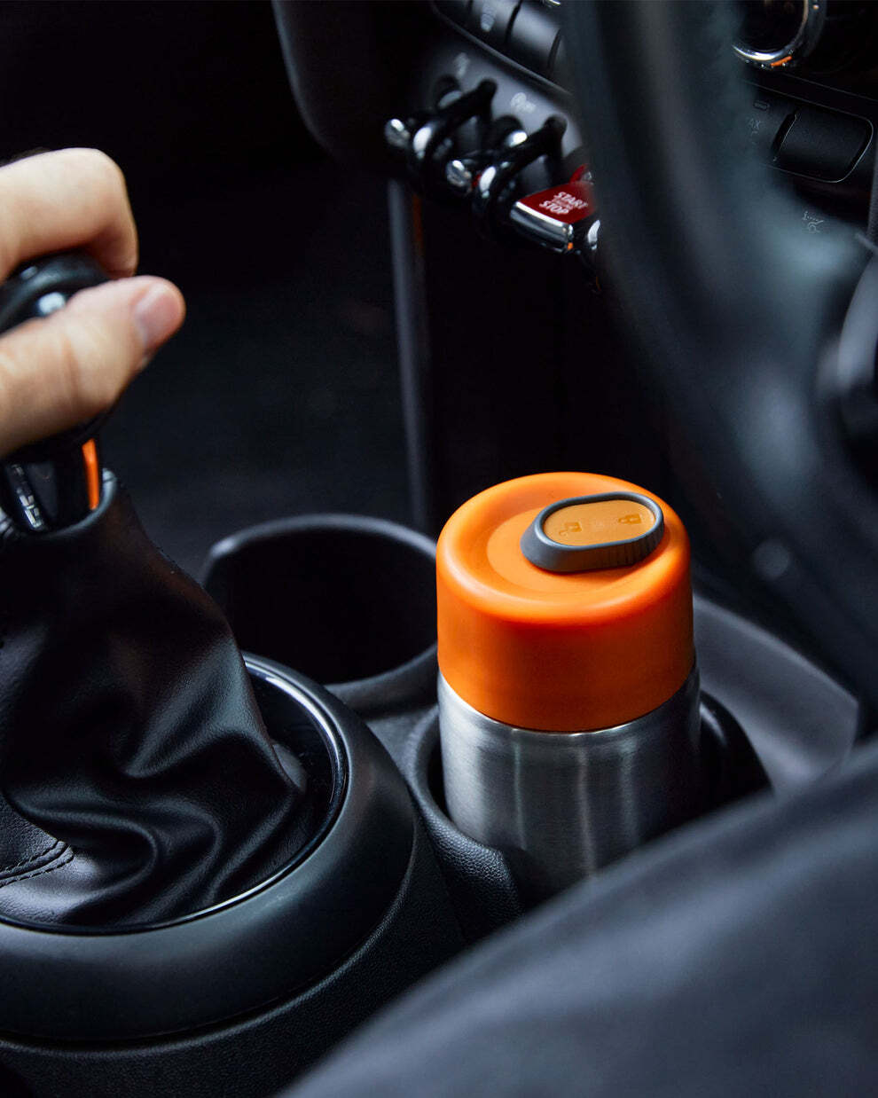 Cestovný termohrnček Black+Blum z nehrdzavejúcej ocele 340 ml, oranžový, TC-SS003