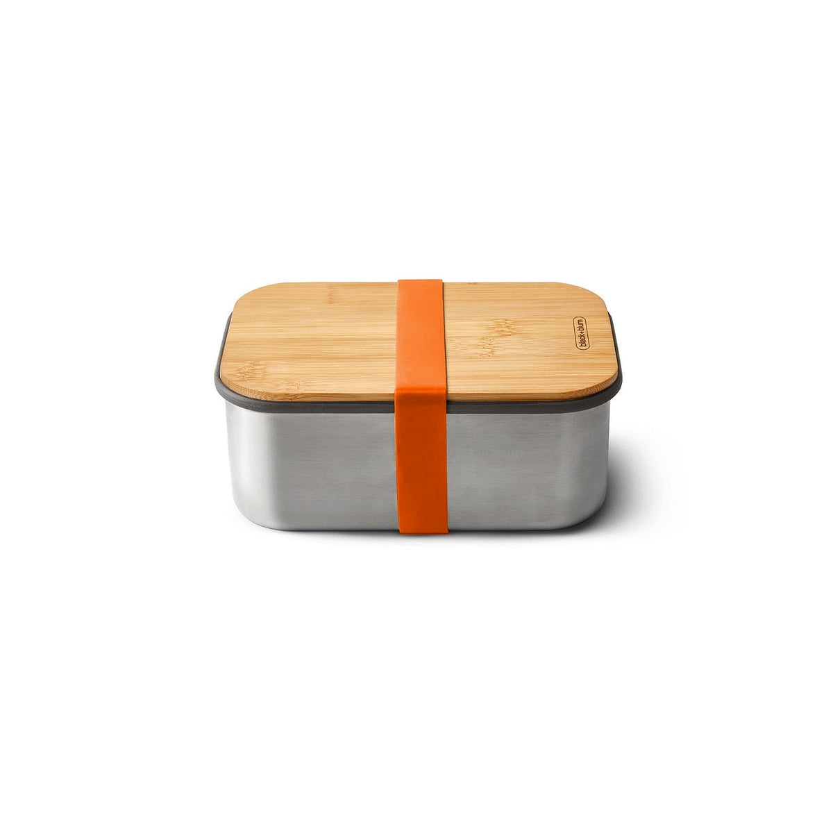 Black+Blum snack box with bamboo lid 1,25 l, orange, BAM-SB-L003