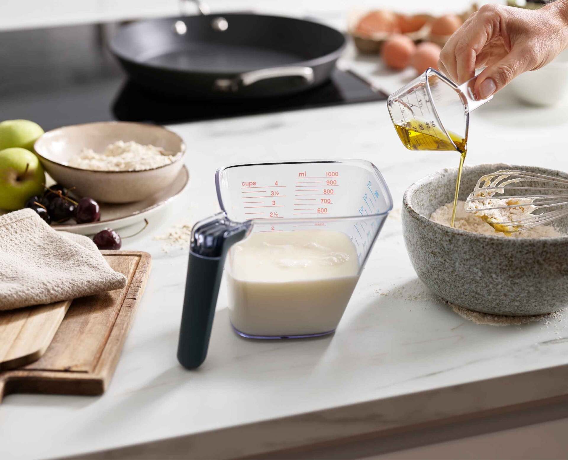 Joseph Joseph Align sada odměrek, šedá, 40109