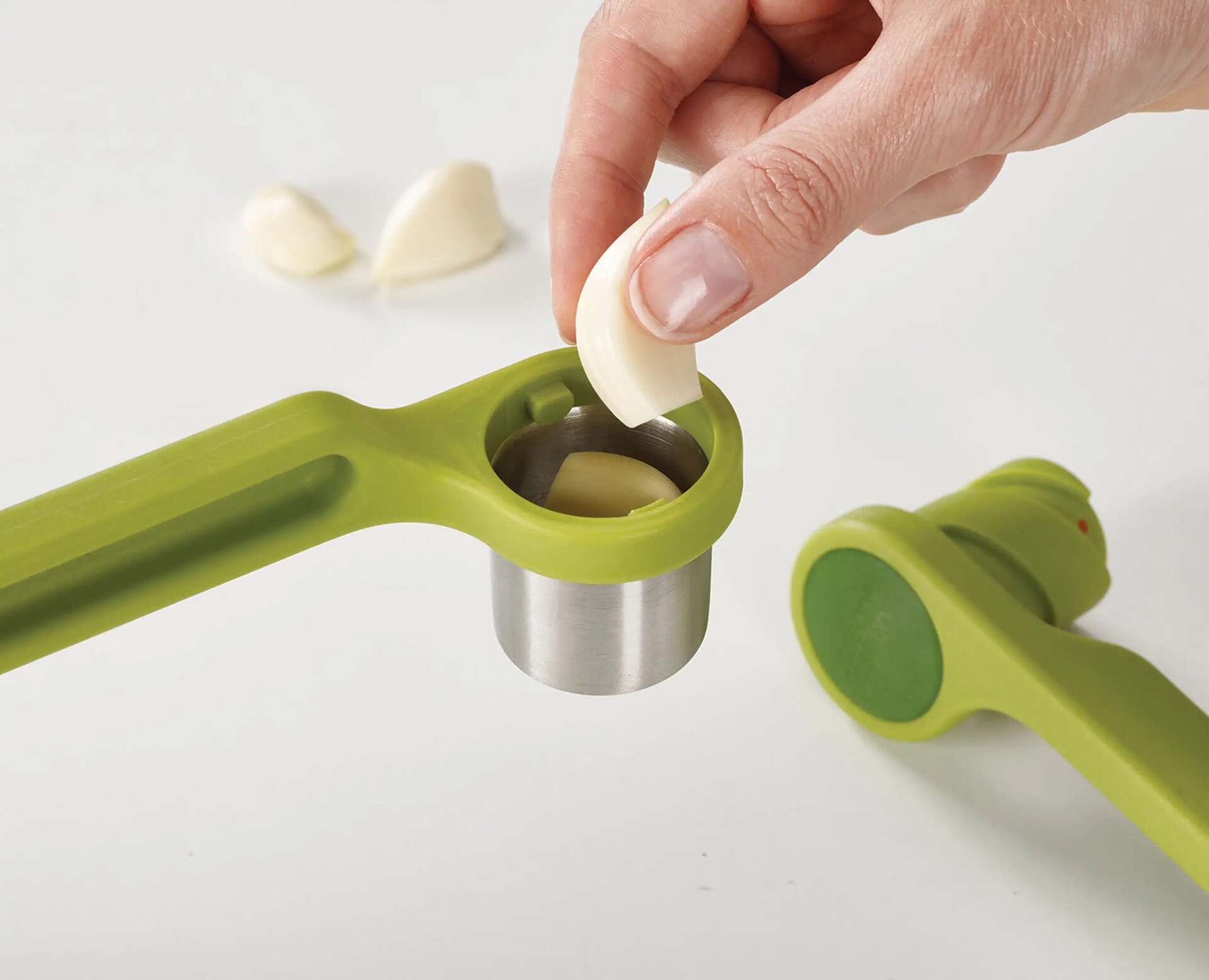 Joseph Joseph Helix garlic press, green, 20102