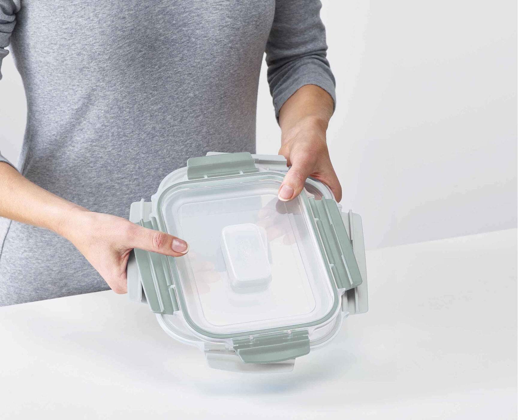 Joseph Joseph Nest Lock set of food storage jars, green, 81127