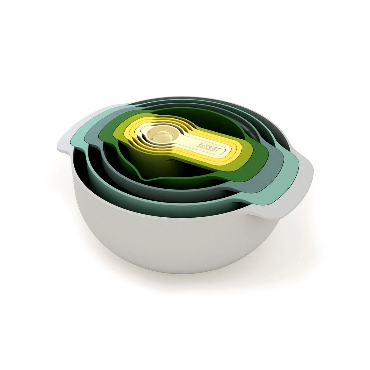 Joseph Joseph Nest Opal stackable bowl and measuring cup set, 40076