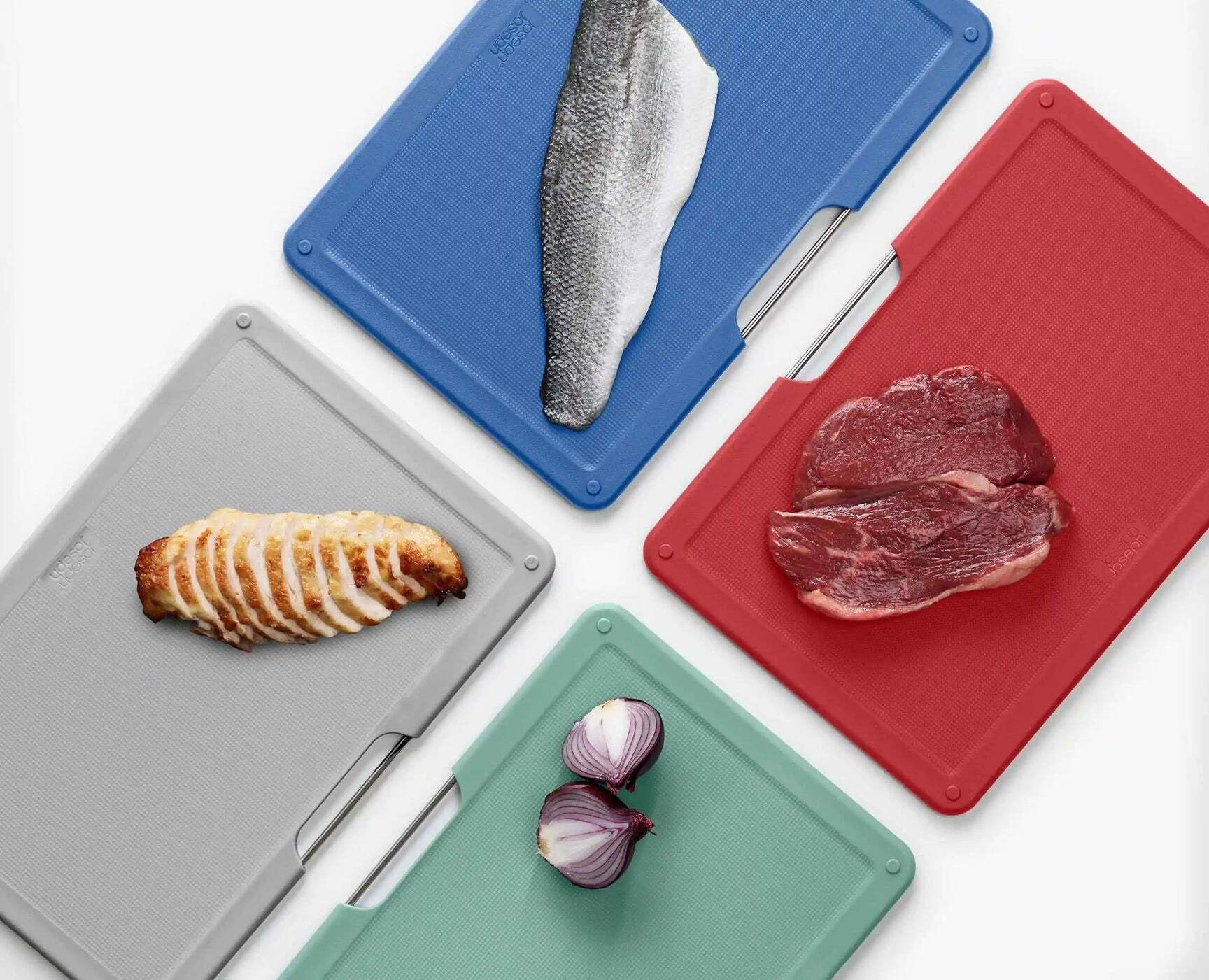 Joseph Joseph Folio set of stands with cutting boards 20 x 30 cm, grey, 60214