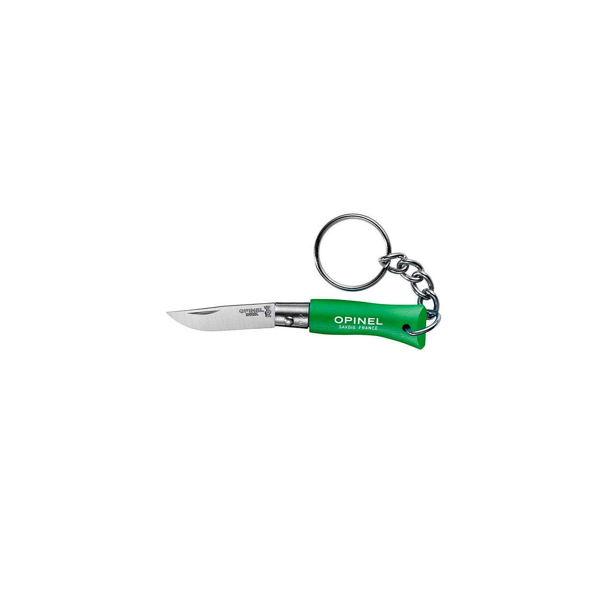 Opinel Colorama prívesok na kľúče N°02 zatvárací nôž 3,5 cm, zelený, 002273