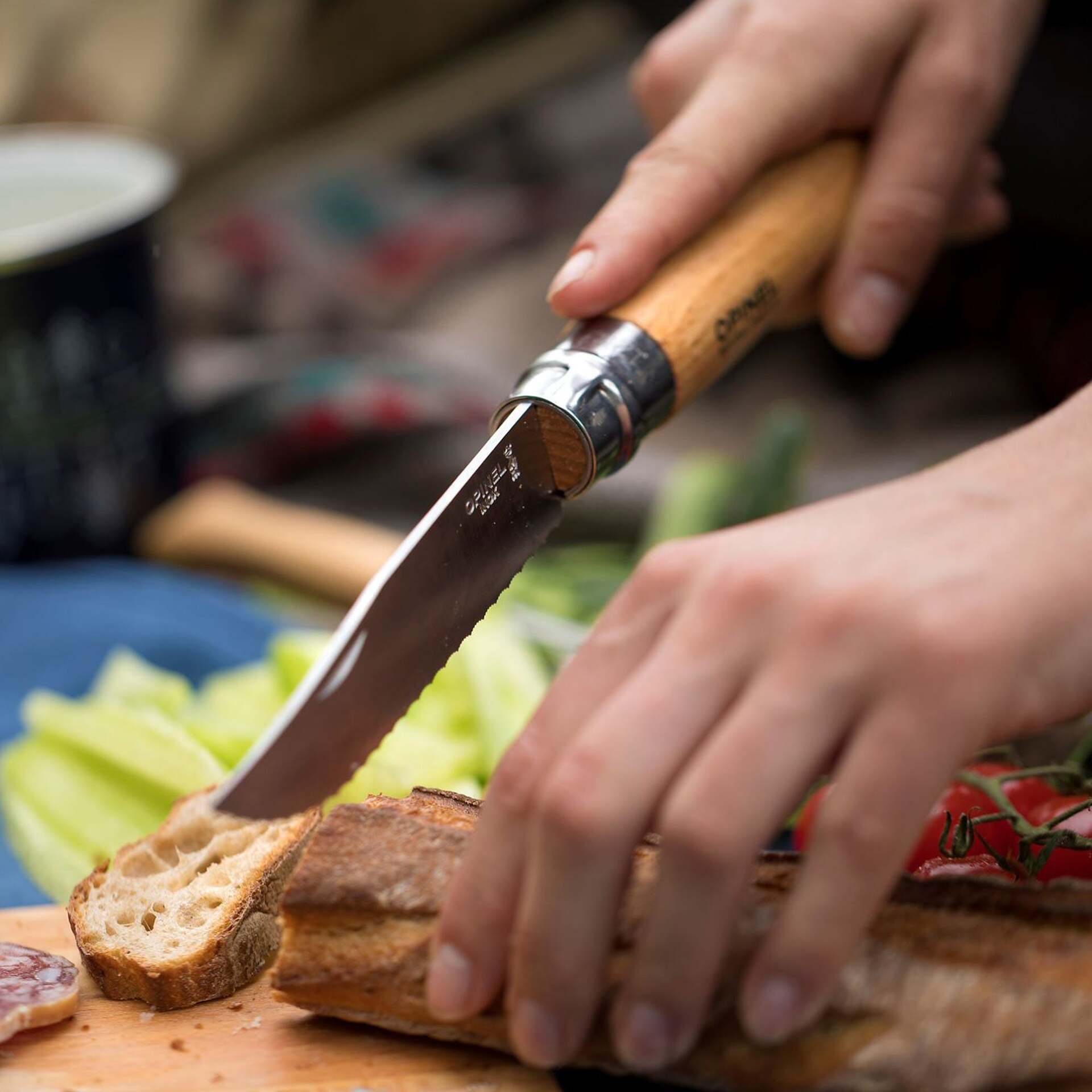 Opinel Nomad N°12 zúbkovaný skladací nôž 12 cm, 002441