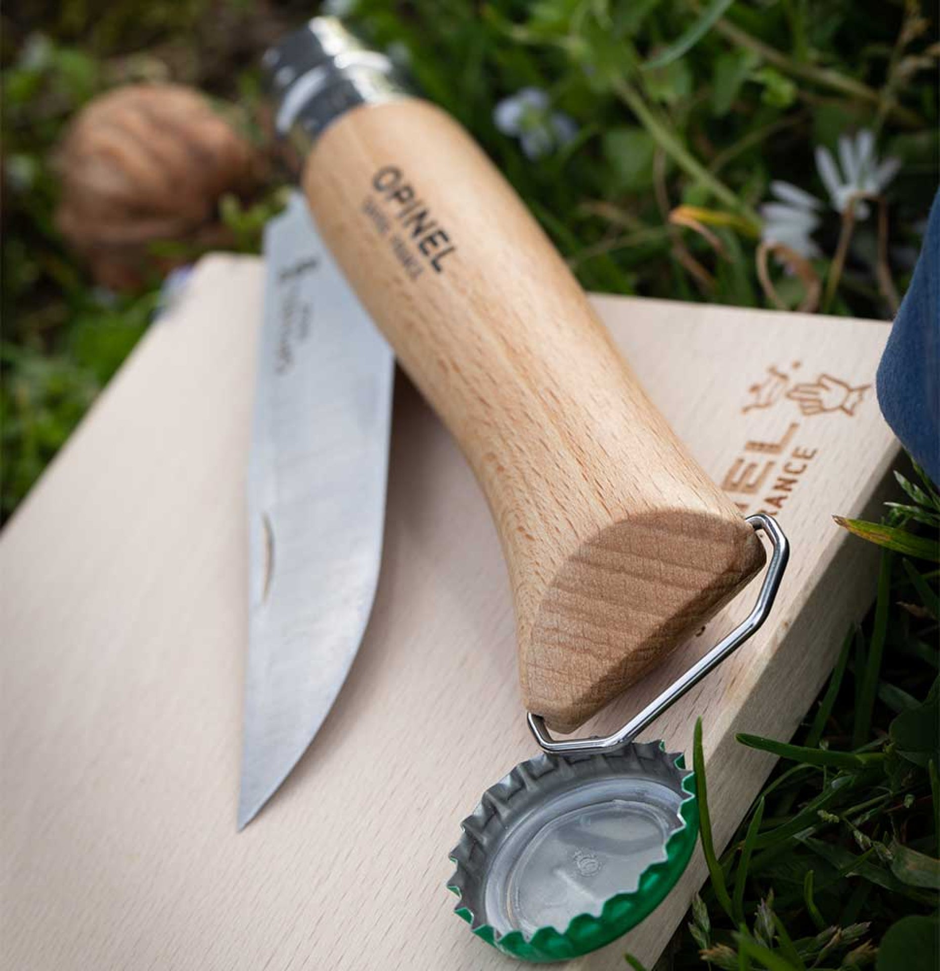 Nôž Opinel Nomad N°10 s vývrtkou a otváračom na fľaše 10 cm, 002578