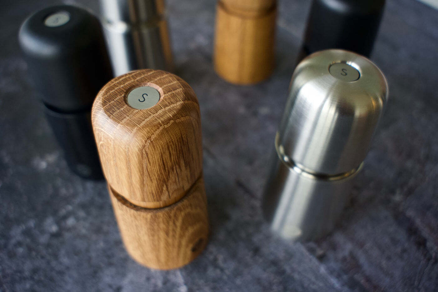 Mlynček na korenie CrushGrind Stockholm z nehrdzavejúcej ocele 11 cm, 070270-3001