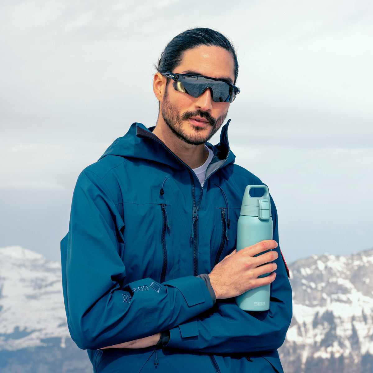 Sigg Shield Therm One stainless steel drinking bottle 500 ml, morning blue, 6022.00