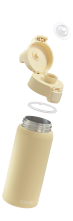 Sigg Shield Therm One stainless steel drinking bottle 500 ml, opti yellow, 6022.30