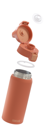 Sigg Shield Therm One nerezová fľaša na pitie 500 ml, eko červená, 6022.40