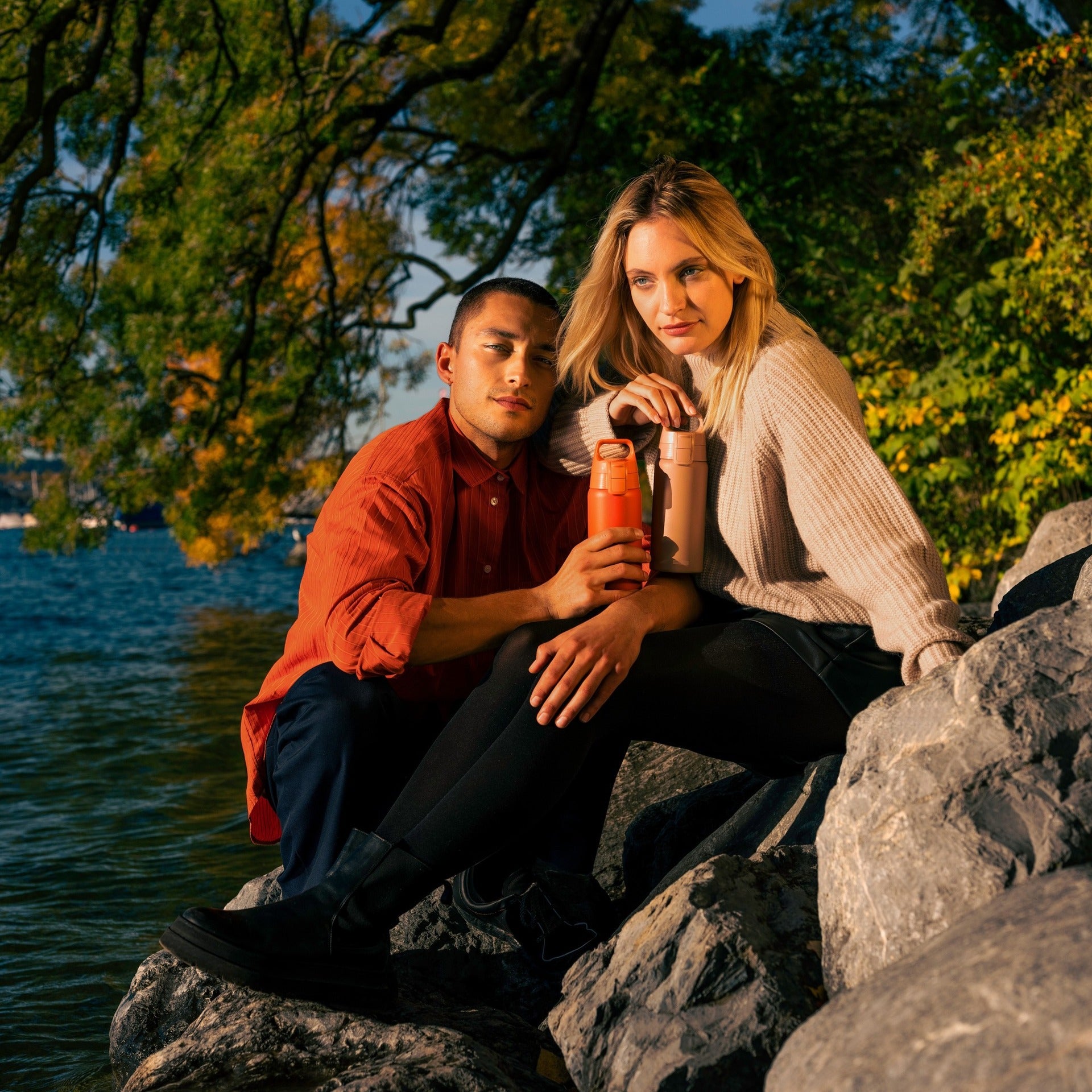 Sigg Shield Therm One nerezová fľaša na pitie 500 ml, eko červená, 6022.40