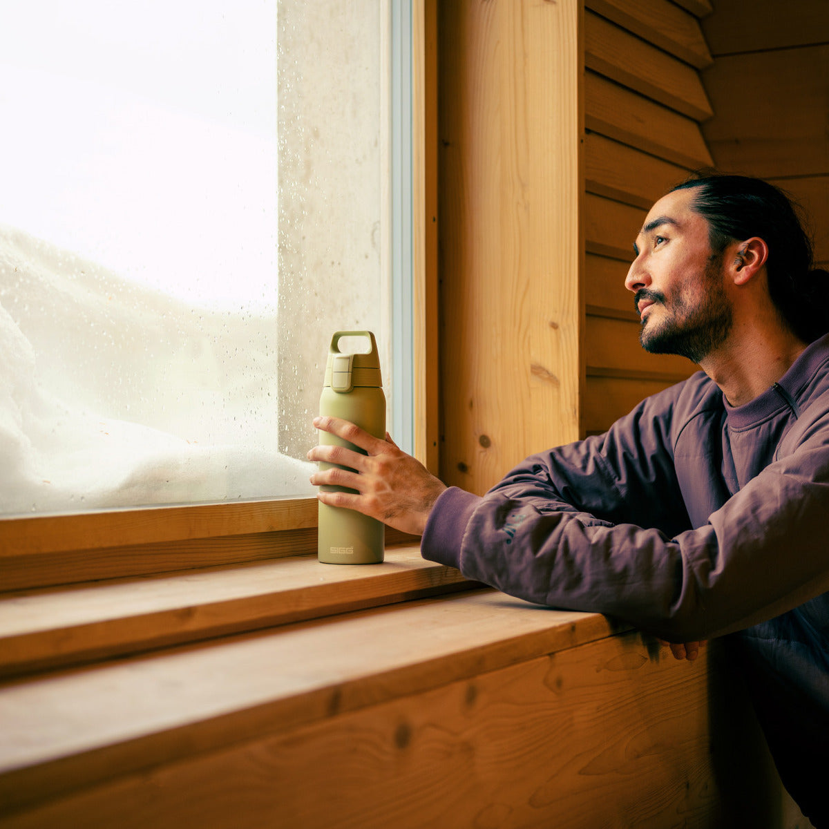 Sigg Shield Therm One stainless steel drinking bottle 750 ml, eco green, 6021.00