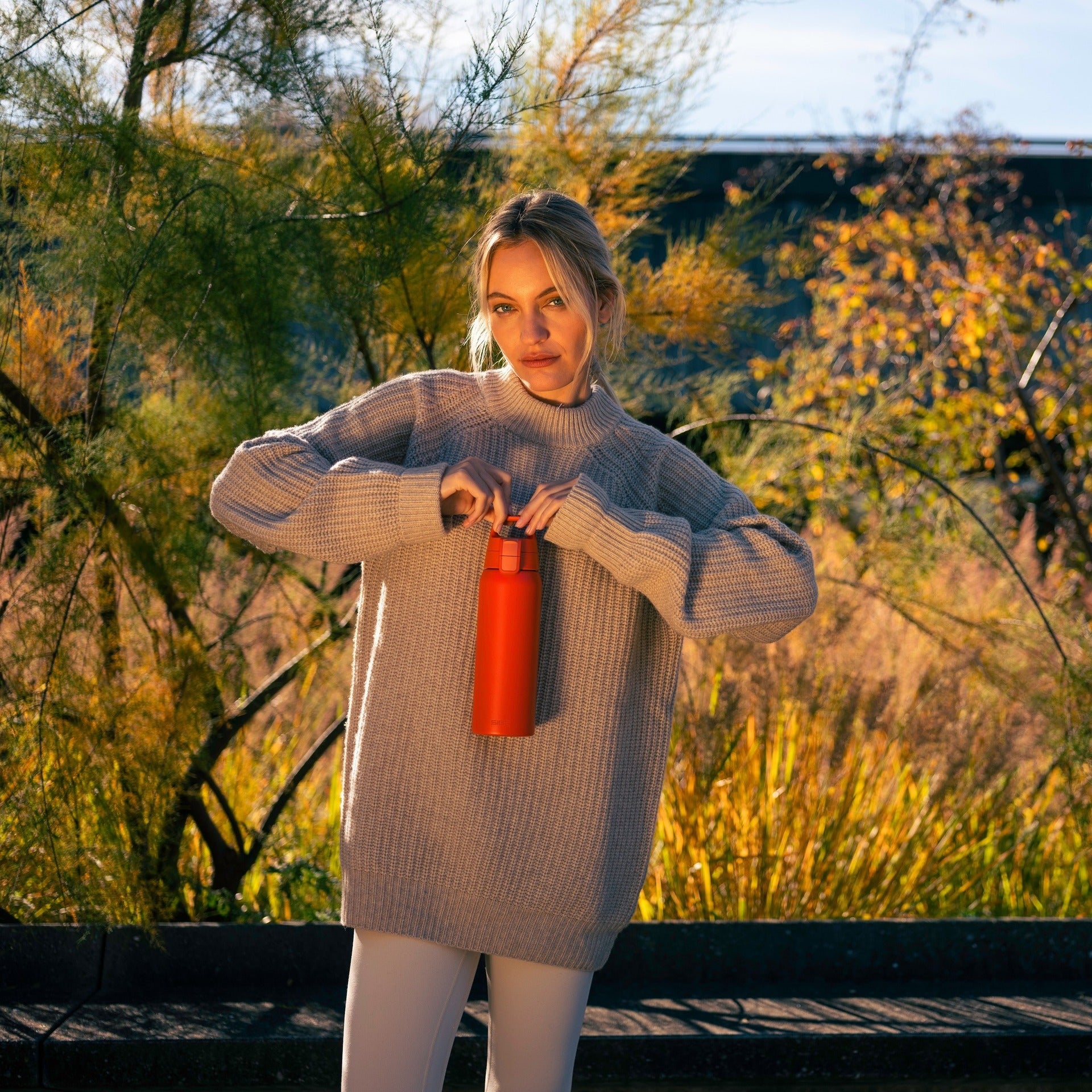 Sigg Shield Therm One nerezová fľaša na pitie 750 ml, eko červená, 6021.20