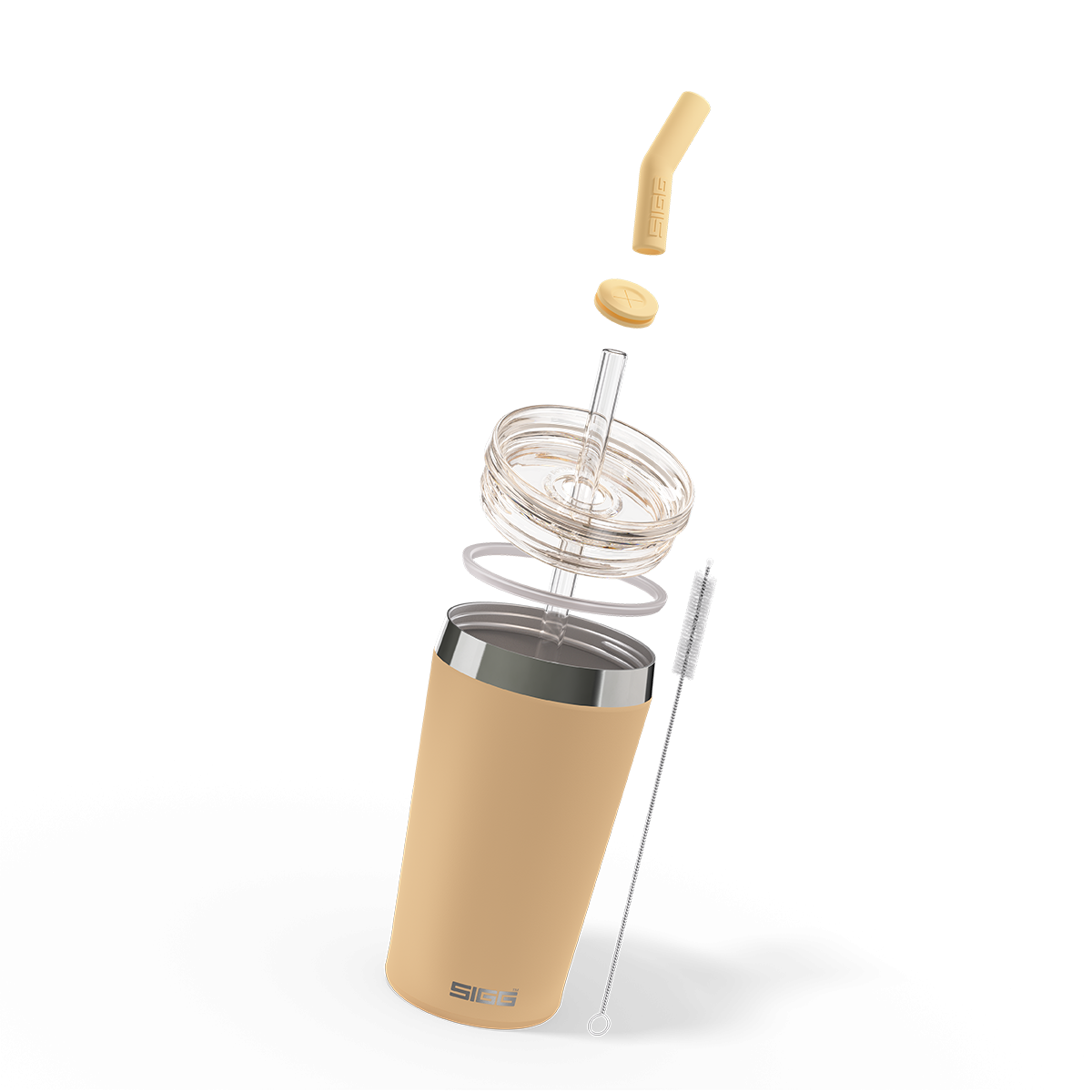 Termohrnček Sigg Helia z nehrdzavejúcej ocele 450 ml, tlmená broskyňa, 6014.90