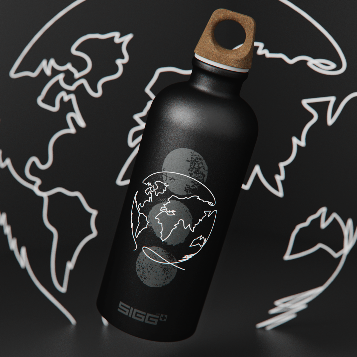 Sigg Traveller MyPlanet fľaša na pitie 600 ml, smer, 6002.50