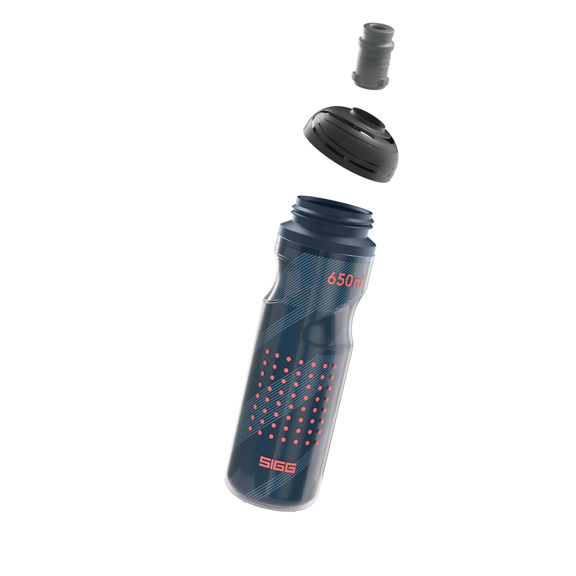 Športová fľaša Sigg Pulsar Therm 650 ml, nočná, 6005.60