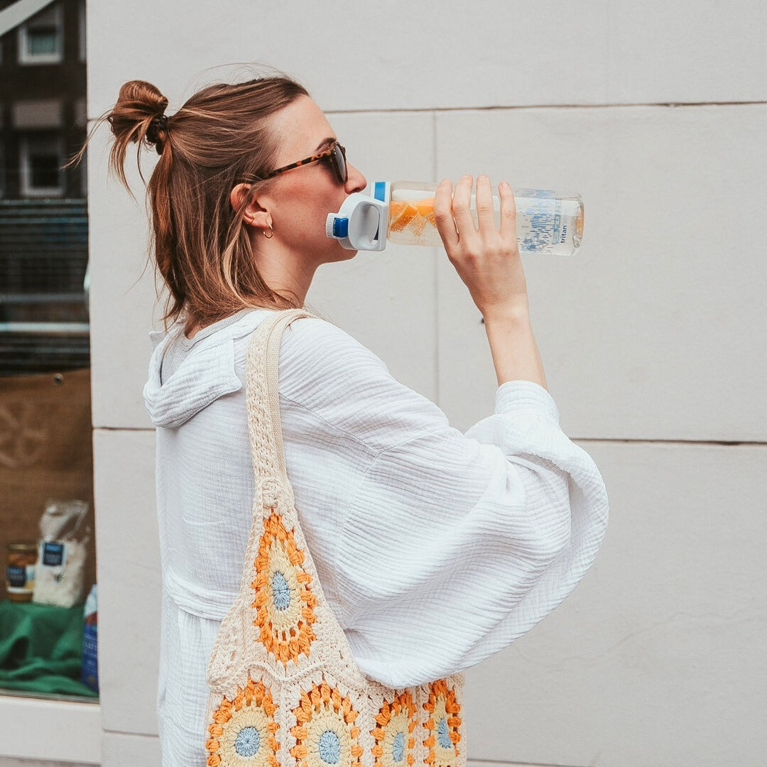 Sigg Total Clear One MyPlanet fľaša na pitie 750 ml, modrá, 8951.00