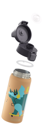 Sigg Shield Therm One detská termo fľaša na pitie 500 ml, rawsome, 6022.60