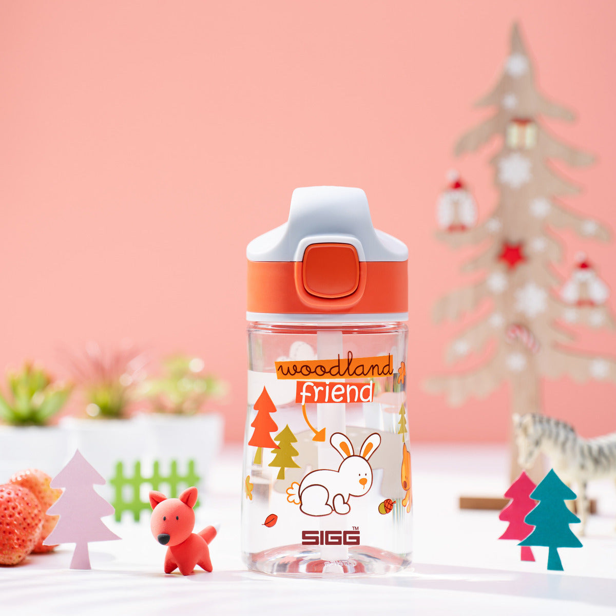 Sigg Miracle detská fľaša na pitie 350 ml, lesný priateľ, 8731.20