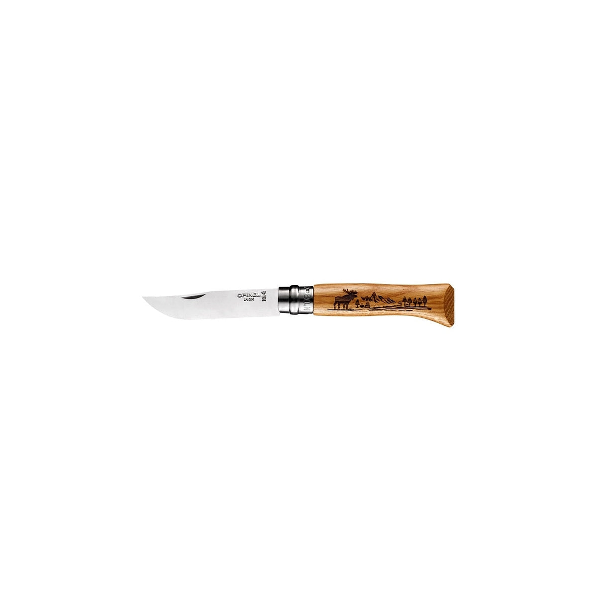 Opinel Animalia America Elk N°08 úžitkový nôž 8,5 cm, 002627