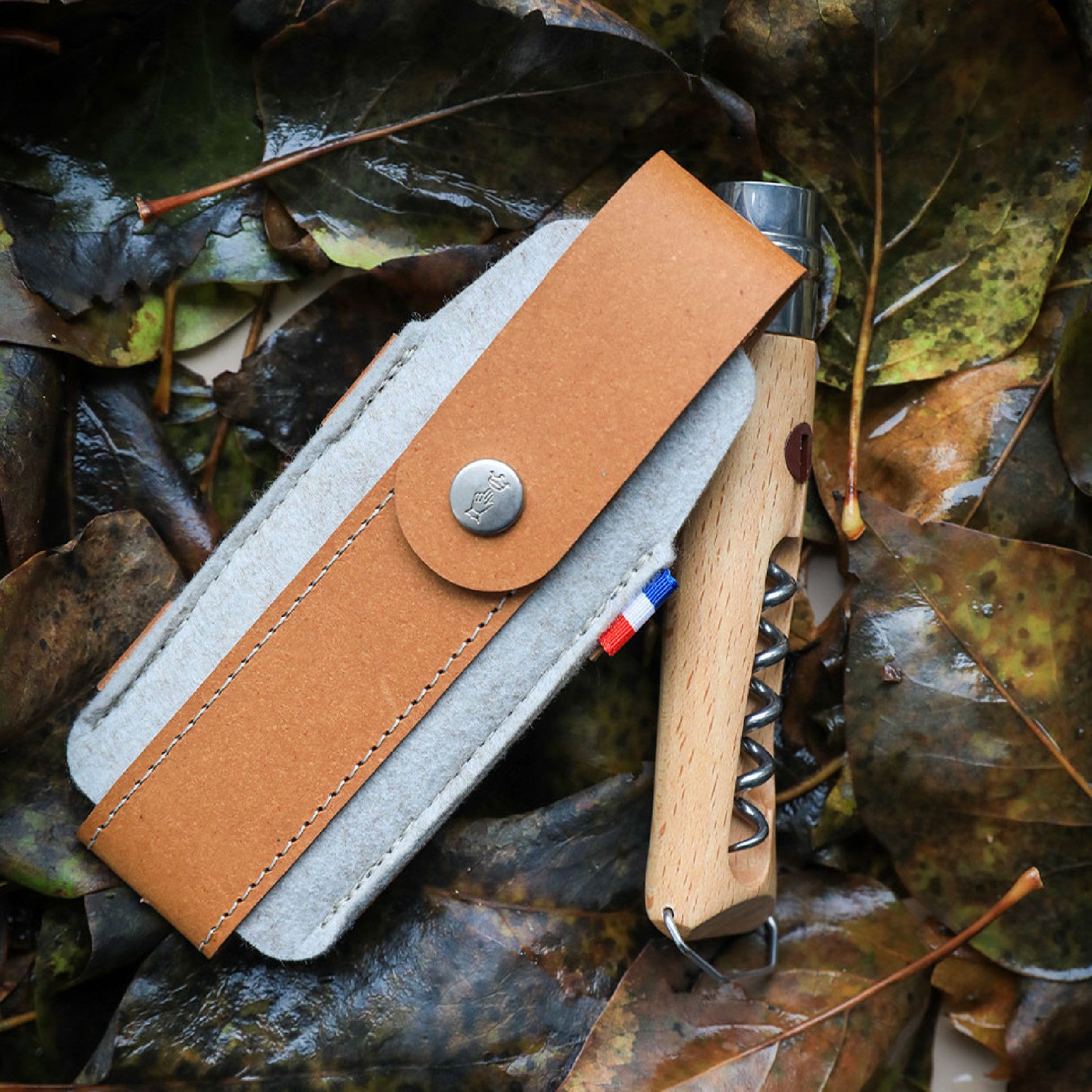 Opinel France Outdoor L knife sheath, brown, 003102