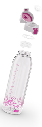 Sigg Total Clear One MyPlanet fľaša na pitie 1,5 l, bobuľovitá, 6041.70
