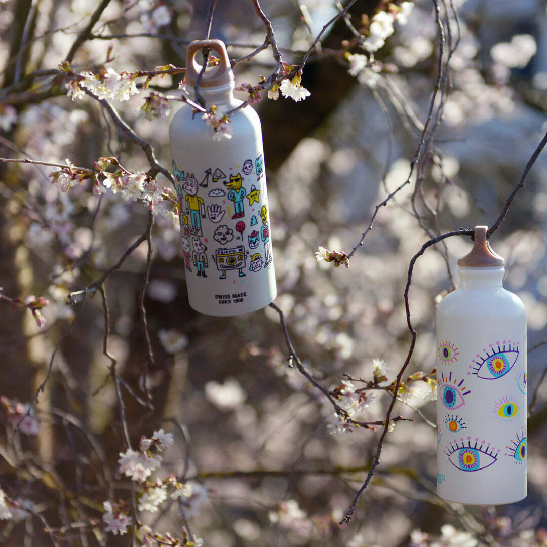 Sigg Traveller MyPlanet detská fľaša na pitie 600 ml, kamaráti, 6005.30