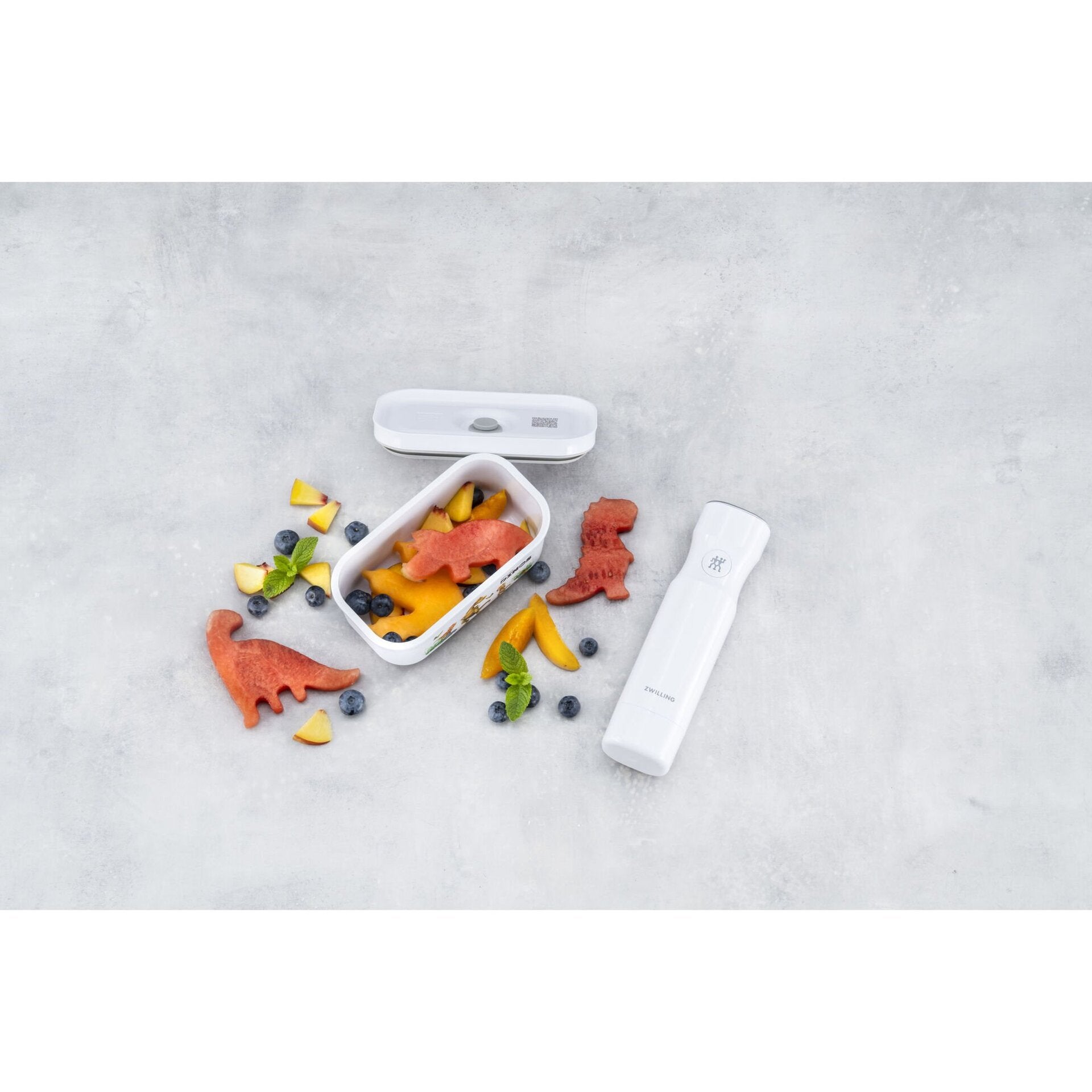 Zwilling Fresh & Save Dinos Detský vákuový box na obed, plast S 0,5 l, 36814-501