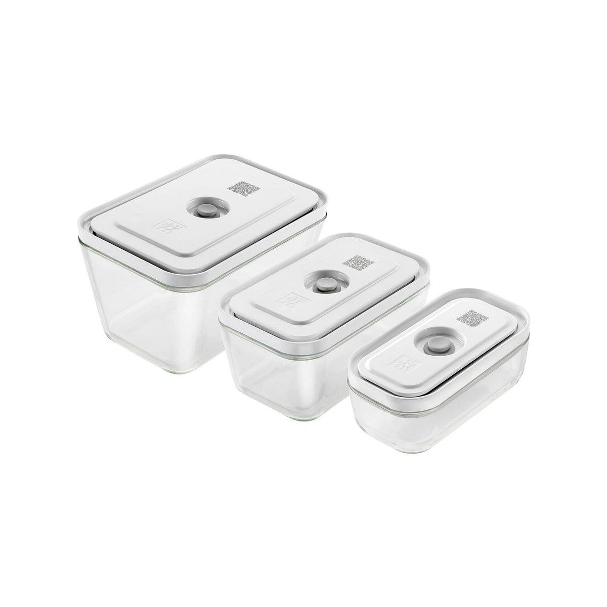 Zwilling Fresh & Save sada vakuovacích dóz na potraviny, skleněná, 3 ks, 36803-003