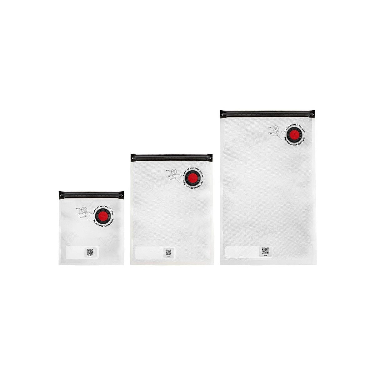 Zwilling Fresh & Save set of vacuum food bags S, M, L, 10 pcs, 36800-010