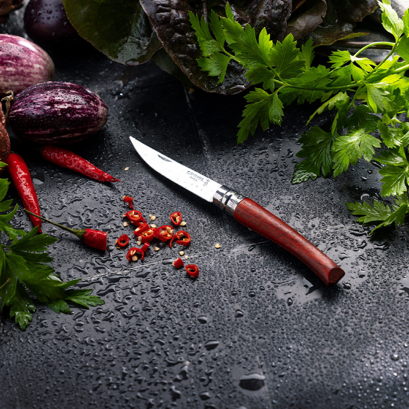 Opinel Effilé Padouk N°08 skladací nôž 8 cm, 002554