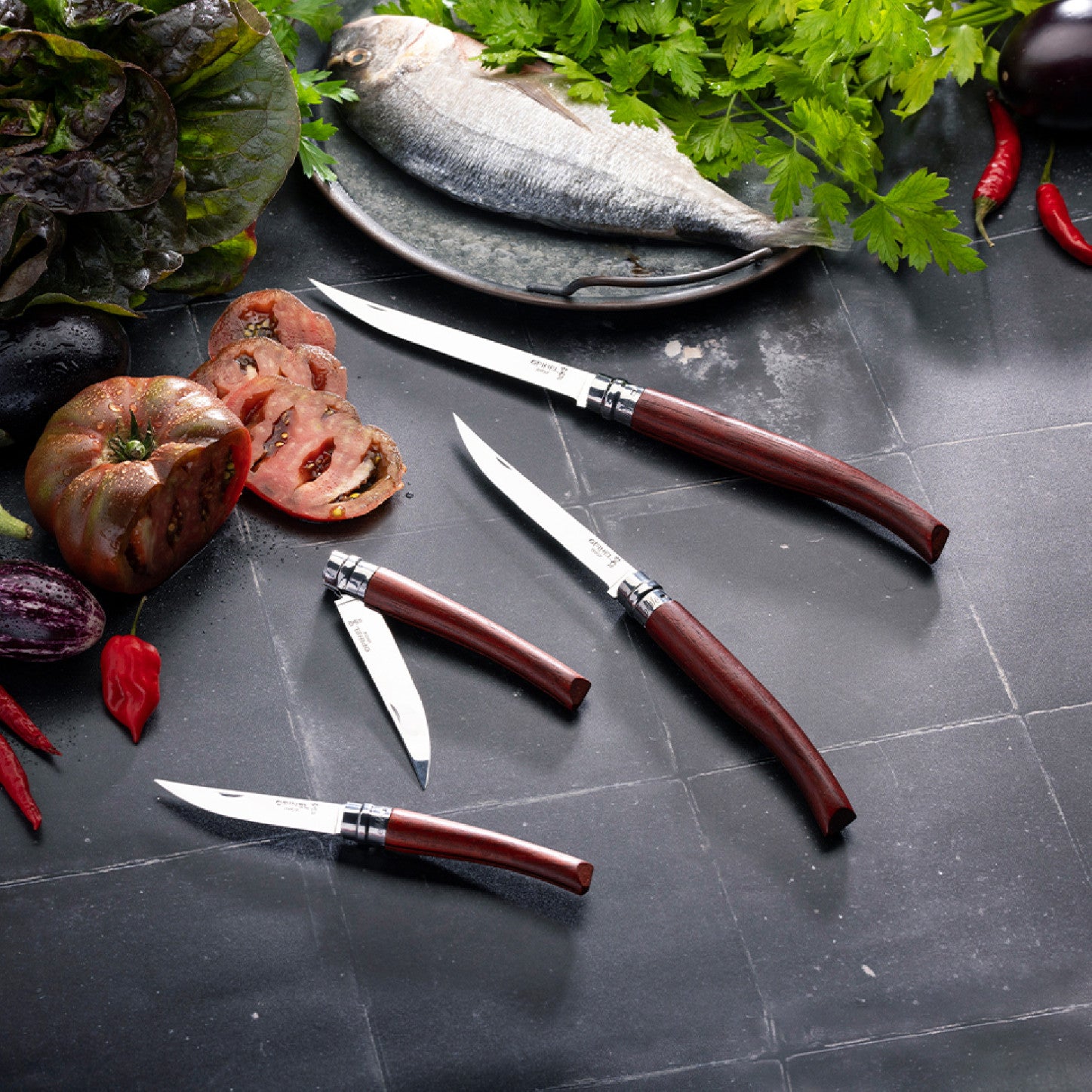 Opinel Effilé Padouk N°08 skladací nôž 8 cm, 002554