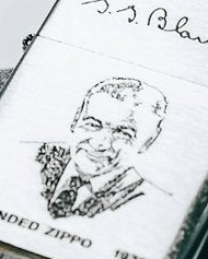 Zippo broušený chrom